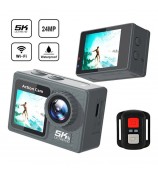F300AAR-G Action Camera 24MP 5K Ultra HD 30m Waterproof Outdoor Sports Camera with Remote Control
