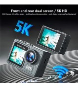 F300AAR-G Action Camera 24MP 5K Ultra HD 30m Waterproof Outdoor Sports Camera with Remote Control