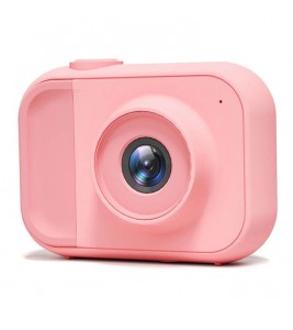 RICO-C Kids Camera 2.0 inch Children Digital Rechargeable Cameras Toddler Toy Video Recorder - Pink