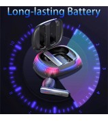 B18 Bluetooth Translator Headset 144 Languages Real Time Earphone Smart Voice Translator Earbuds - Black