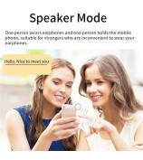 B18 Bluetooth Translator Headset 144 Languages Real Time Earphone Smart Voice Translator Earbuds - Black