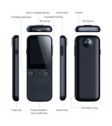 T10 PRO Smart Voice Translator Real-Time Translator with 14 Languages Offline Photo Translation Device - Black