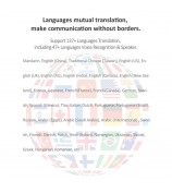 T10 PRO Smart Voice Translator Real-Time Translator with 14 Languages Offline Photo Translation Device - Black