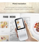 T10 PRO Smart Voice Translator Real-Time Translator with 14 Languages Offline Photo Translation Device - Black