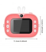 X106 Kids Inkless Printable 2.4-Inch Camera Instant Photo Creator Christmas Birthday Gift