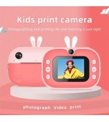 X106 Kids Inkless Printable 2.4-Inch Camera Instant Photo Creator Christmas Birthday Gift