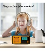 376 Outdoor Solar Power Hand Crank AM / FM Radio Flashlight 4000mAh Power Bank (EU Version)