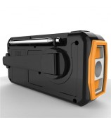 376 Outdoor Solar Power Hand Crank AM / FM Radio Flashlight 4000mAh Power Bank (EU Version)