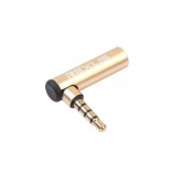 3.5mm Male to Female 90 Degree Right Angle Audio Adapter for Microphone Jack Stereo Connector