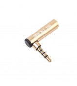 3.5mm Male to Female 90 Degree Right Angle Audio Adapter for Microphone Jack Stereo Connector