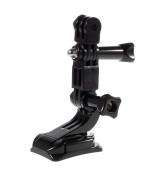 6 in 1 Mount Accessories Kit with J-Hook, Curved Surface Mount, 3-Way Adjustable Pivot Arm for GoPro Hero 4/3+/3/2/1