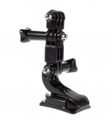 6 in 1 Mount Accessories Kit with J-Hook, Curved Surface Mount, 3-Way Adjustable Pivot Arm for GoPro Hero 4/3+/3/2/1