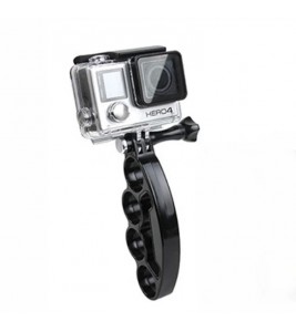 Knuckles Handheld Selfie Holder Mount + Screw for GoPro HERO 4/3+/3/2/1/SJ4000/SJ5000/SJ6000/Xiaomi Yi