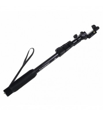 Selfie Stick Monopod with Phone Clamp + Tripod Adapter for Mobile Phones and GoPro Hero Cameras