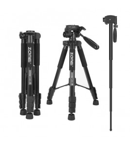 ZOMEI Q222 Pro Aluminum Tripod Heavy Duty Monopod Travel Stand for Sony DSLR Camera