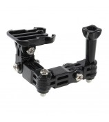 3-Way Adjustable Pivot Arm for GoPro / SJCAM / Xiaoyi etc. Bike Mount Helmet Base