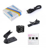 SQ11 1080P Full HD Mini Sports DV Camera Night Vision Motion Detection Loop Recording - Black