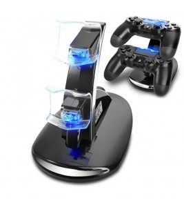 OIVO PS4 Game Playing Handle Standing Charger - Black