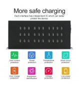 110 / 220V Multi-port USB Hub Quick Charger 30 Ports Charging Station for iPhone iPad - EU Plug