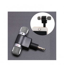 3.5mm Stereo Earphone Mini Portable Microphone - For Smartphone