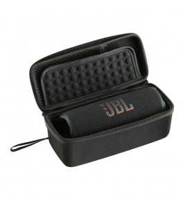 For JBL Flip 6/Flip 5/Flip 4 Rectangle Shockproof Carrying Case Bluetooth Speaker Storage Bag - Black