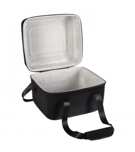 Hard EVA Storage Bag for JBL Partybox Encore Essential, Shockproof Portable Carrying Box with Shoulder Strap - Grey