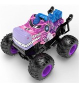 KY-S208A 1 / 20 Remote Control Car Cartoon Kids Stunt Car Toy with Light and Music - Purple