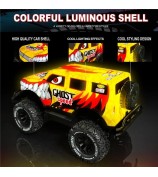 UJ99-Y203 1 / 20 2WD RC Car Children Toy Cool Light Effect Remote Control Car - Yellow