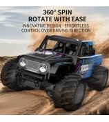 Q191 Off-Road Climbing Vehicle Amphibious Remote Control Car Kids Toy, 2 Batteries - Blue