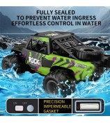 Q191 Off-Road Climbing Vehicle Amphibious Remote Control Car Kids Toy, 2 Batteries - Blue