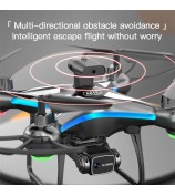 AE11 Dual Camera HD RC Drone Aerial Photography Quadcopter Remote Control Aircraft with Light, Headless Mode - Orange