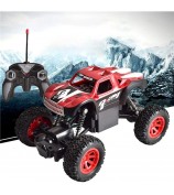 Children 2.4Ghz Alloy Climbing Car Electric 4WD Remote Control Off-Road Stunt Car Toys for Birthday, Christmas Gift - Red