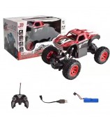 Children 2.4Ghz Alloy Climbing Car Electric 4WD Remote Control Off-Road Stunt Car Toys for Birthday, Christmas Gift - Red