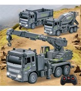 JC-051 Children 1:32 4CH RC Crane  Engineering Toy Multi-Joint Adjustable Wireless Electric Construction Vehicles Toy