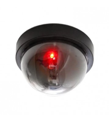 Fake Dome Dummy Security Camera with LED Light