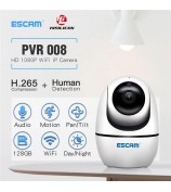 ESCAM PVR008 HD Safety H.265 1080P Pan/Tilt WiFi IR IP Camera Support ONVIF Two Way Talk Night Vision - AU Plug