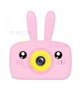 Cartoon Digital Children Camera Creative Educational Photography Toy - Pink Rabbit