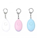 Safe Sound Personal Alarm Keychain 130db Self Defense Alarm Emergency Flashlight - White