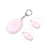 Safe Sound Personal Alarm Keychain 130db Self Defense Alarm Emergency Flashlight - White