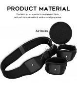 Adjustable Waistband Wristband Belt Set for HTC Vive Tracker - Black