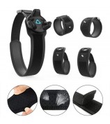 Adjustable Waistband Wristband Belt Set for HTC Vive Tracker - Black