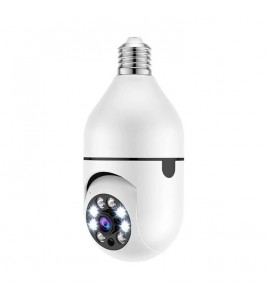 A6 Home Security Camera E27 Light Bulb 2MP Cam Motion Detection WiFi CCTV IP Camera Two-way Audio Funtion