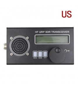 USDR-USDX HF QRP SDR Transceiver Shortwave Receiver SSB / CW Transceiver 8-Band 5W Ham Radio - US Plug