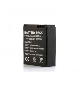 1050mAh Rechargeable Battery for GoPro HERO3 Camera AHDBT-301