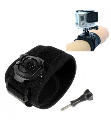 360 Degree Rotation Mount Wrist Strap Wristband for Gopro Hero 2 3 3+