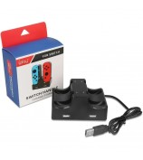 4 in 1 Charging Dock with 2-Port USB Hub for Nintendo Switch Joy-Con