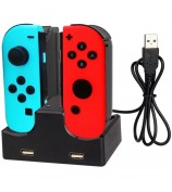 4 in 1 Charging Dock with 2-Port USB Hub for Nintendo Switch Joy-Con