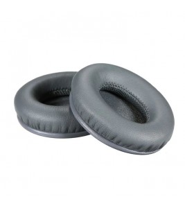 Replacement Protein Leather Memory Around Ear Pad for Monster Beats By Dr Dre Solo & Solo HD Headphones - Grey