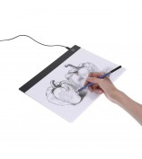 LED Graphic Tablet Writing Painting Light Box Tracing Drawing Board A4 Copy Table 235x330mm [CE Certified] - Smart Brightness Memory Function