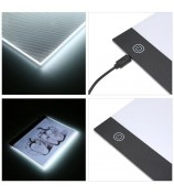 LED Graphic Tablet Writing Painting Light Box Tracing Drawing Board A4 Copy Table 235x330mm [CE Certified] - Smart Brightness Memory Function